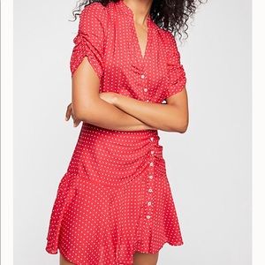 Free People polka dot dress